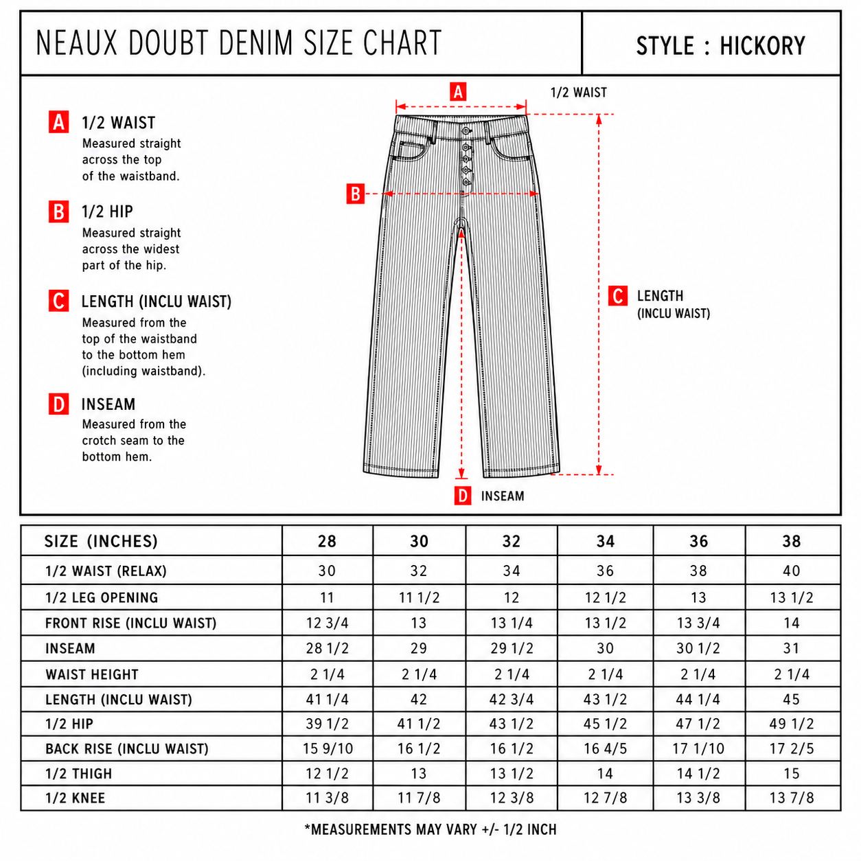 Hickory "Carpenter" Denim Pants
