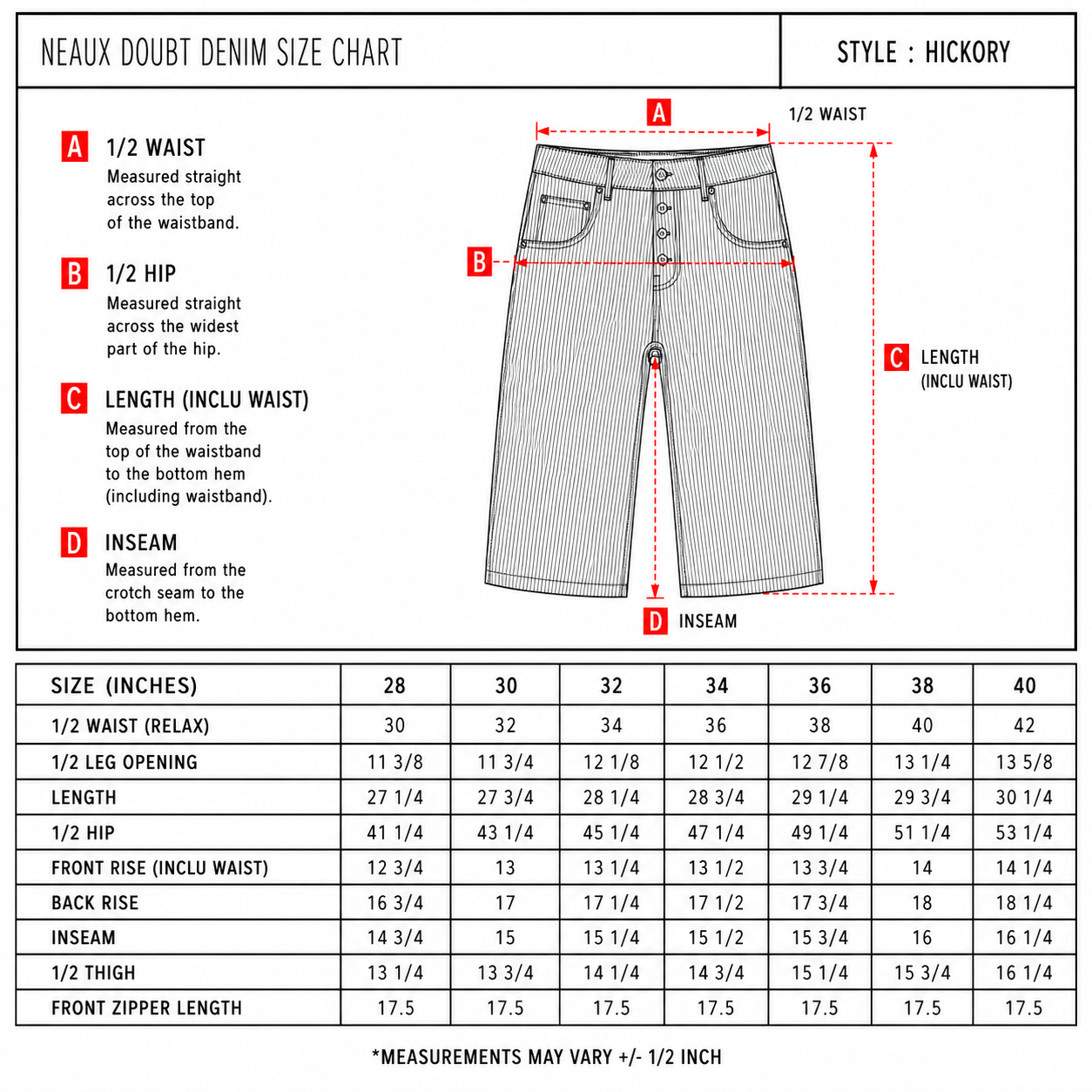 Hickory "Carpenter" Denim Shorts