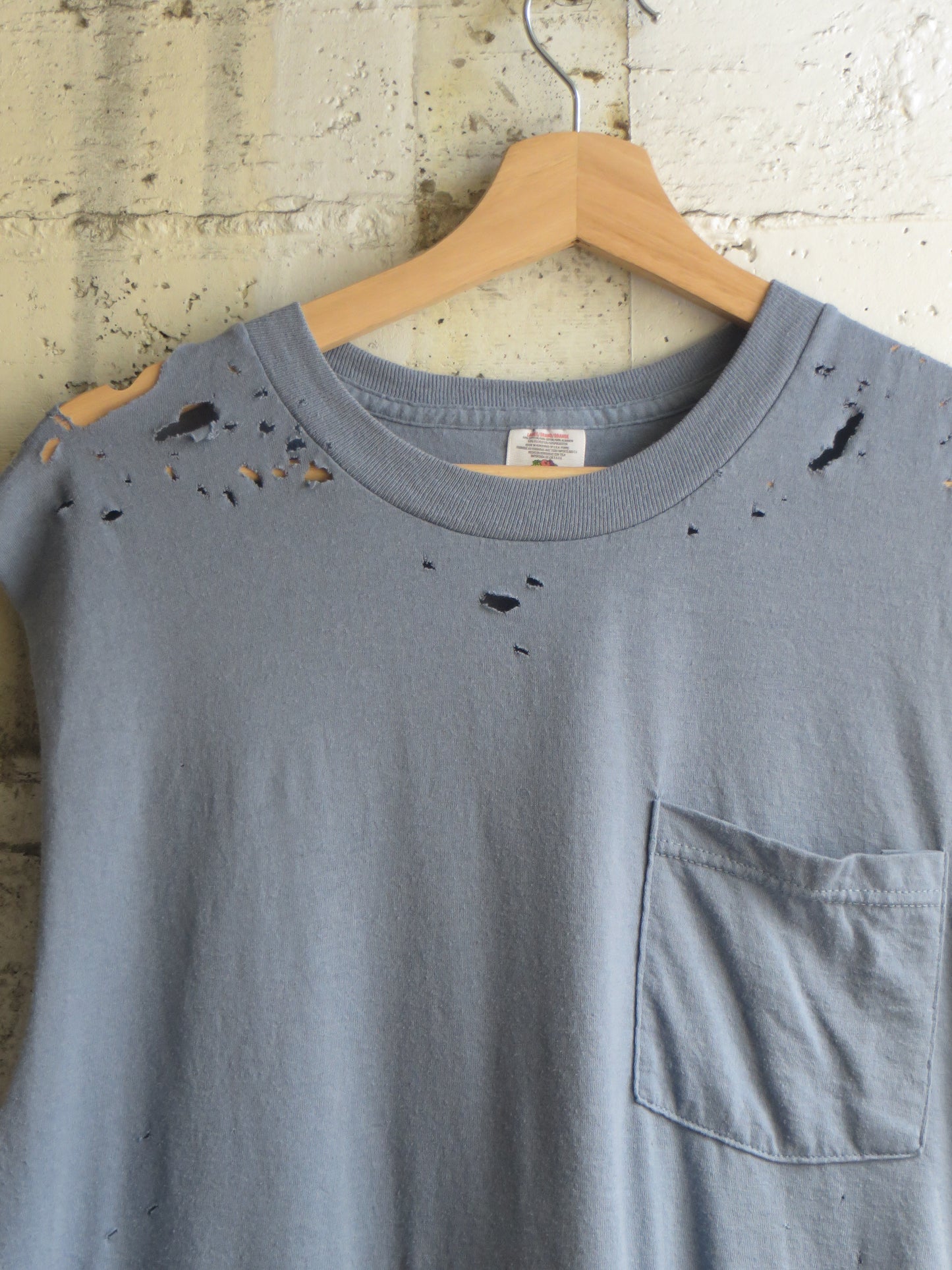 80's Fruit of the Loom Trashed Muscle Tee