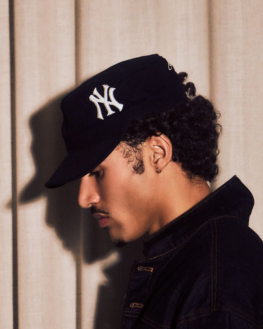 NY Yankees "Jet Black" Painter Hat