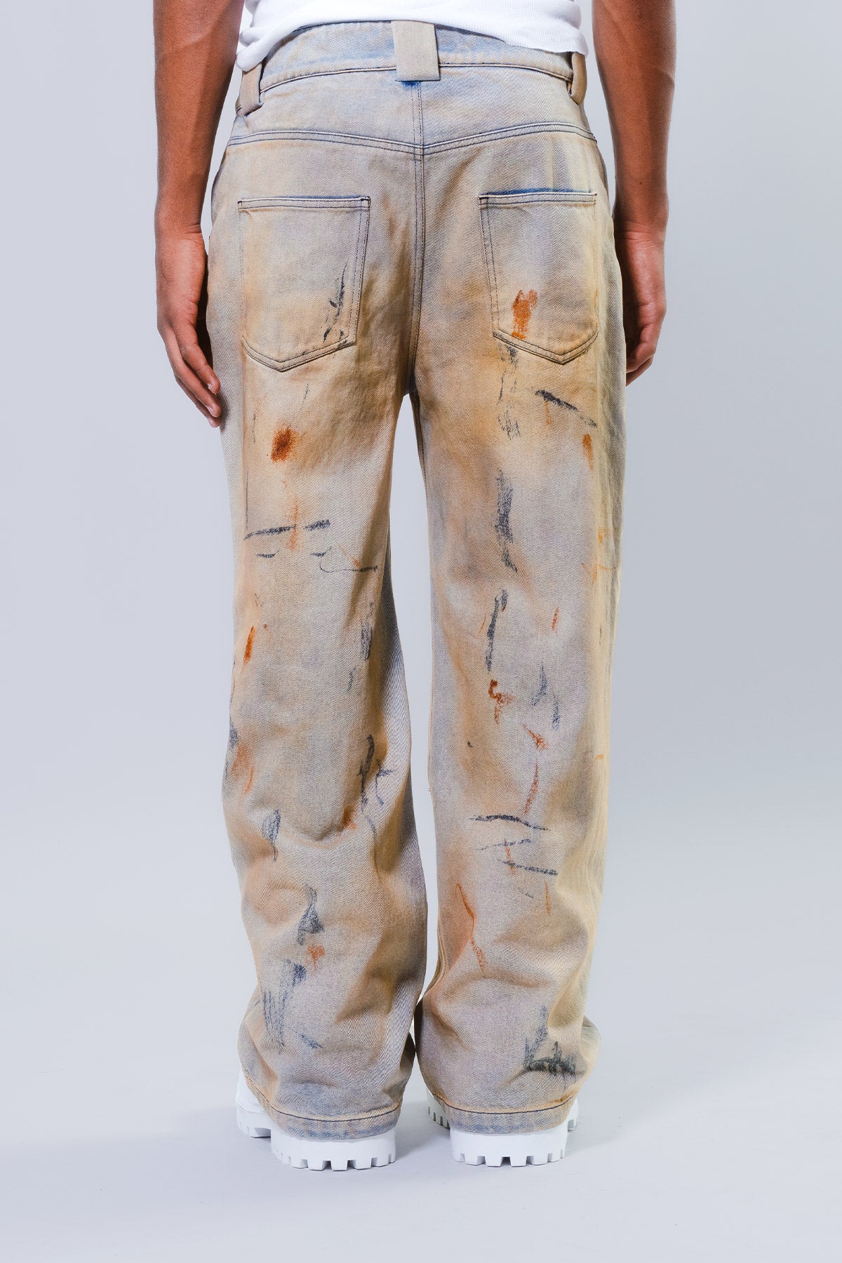 Mud Wash Denim Pants
