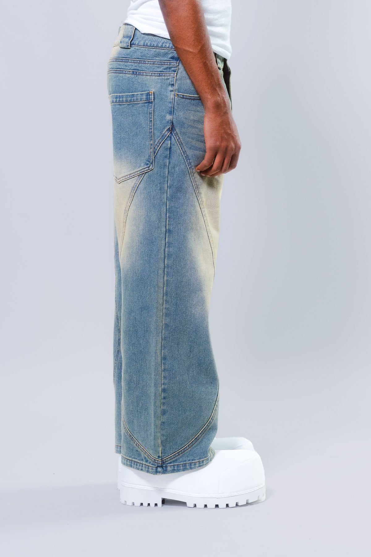 Sand Wash Denim Pants