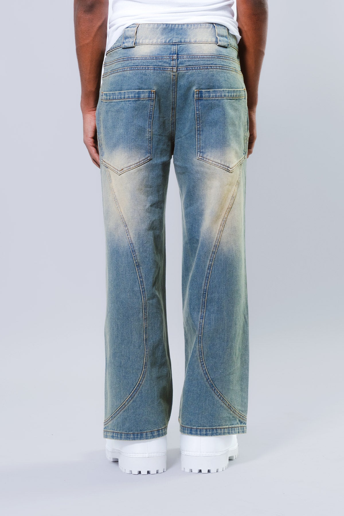 Sand Wash Denim Pants
