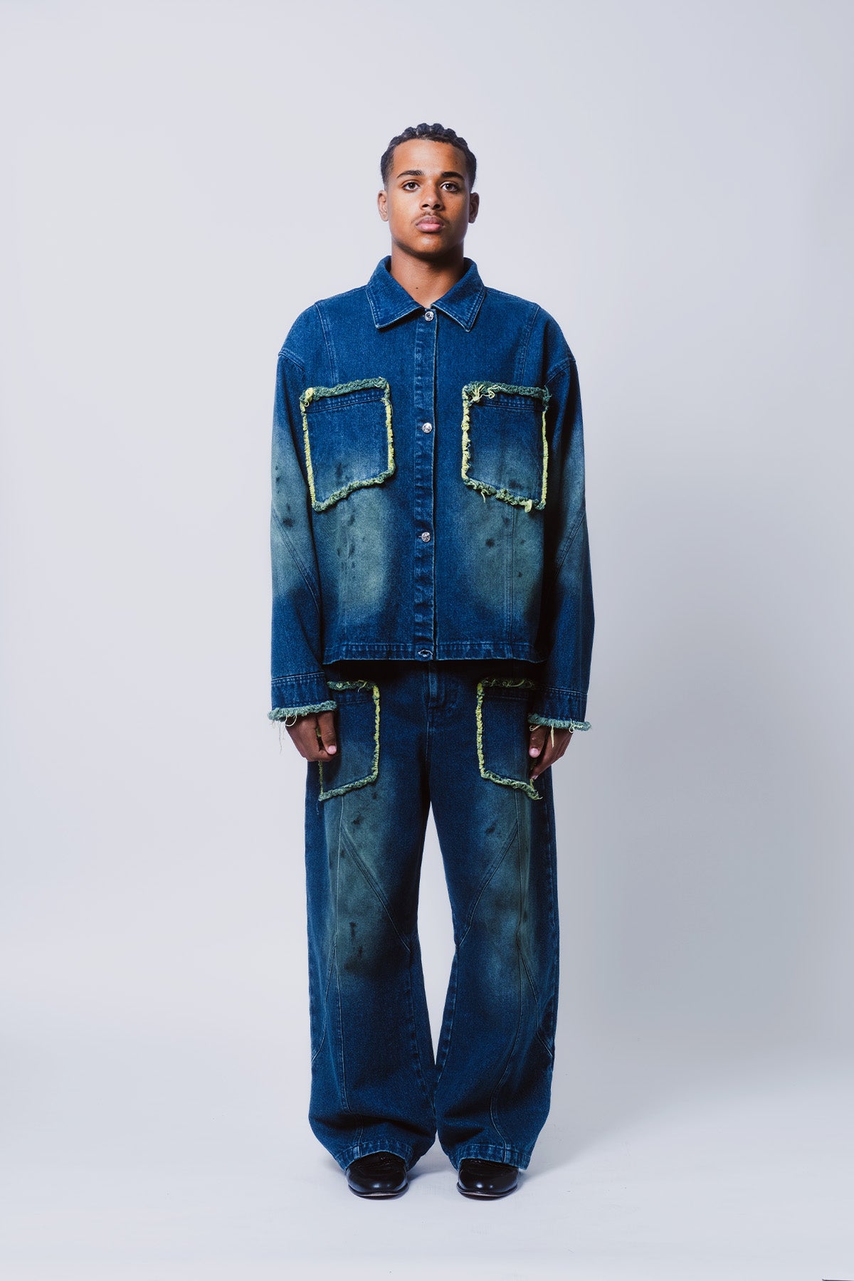Blue Washed Denim Jacket