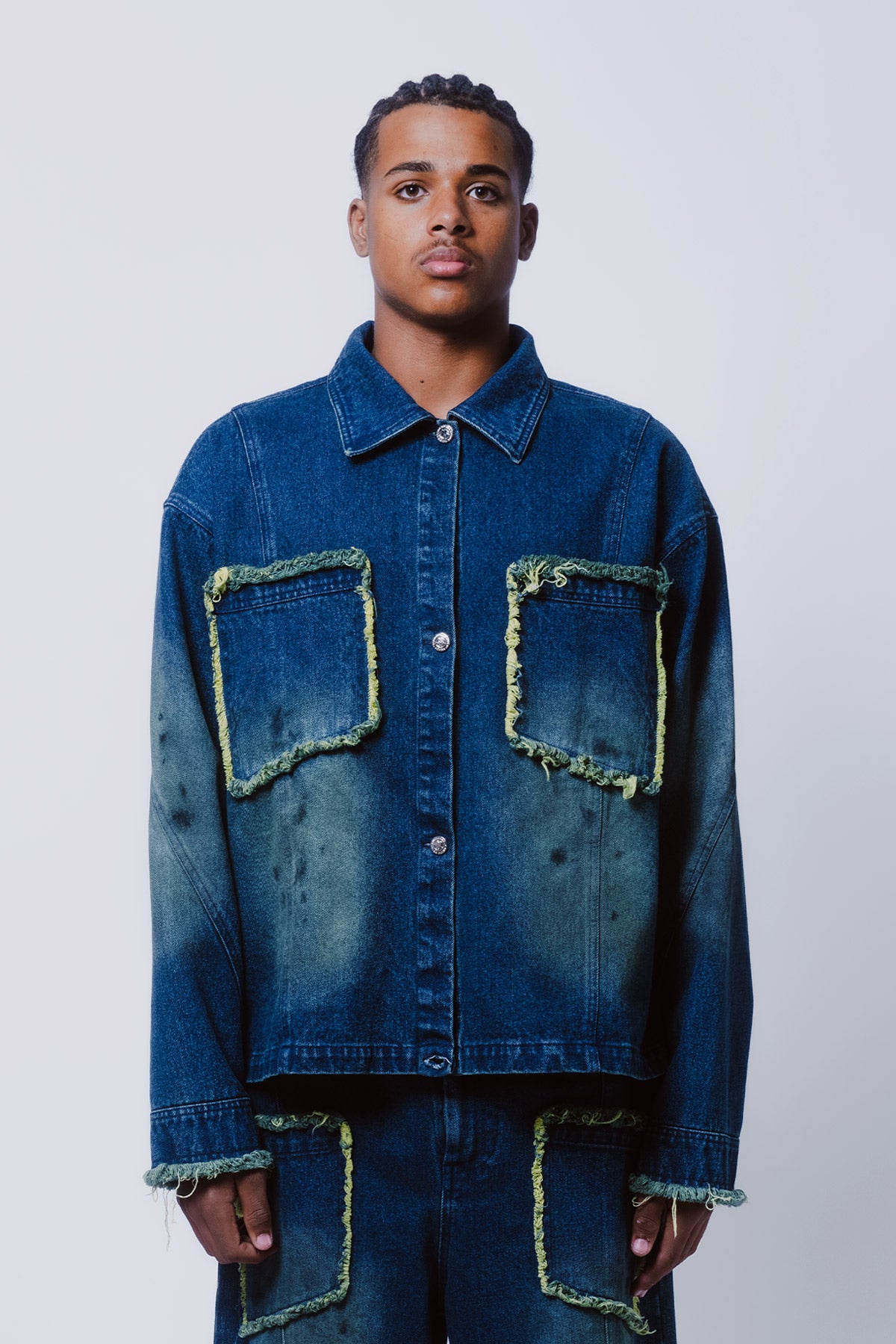 Blue Washed Denim Jacket
