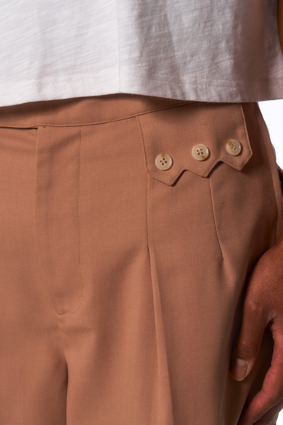 Western Arc Pleated Shorts