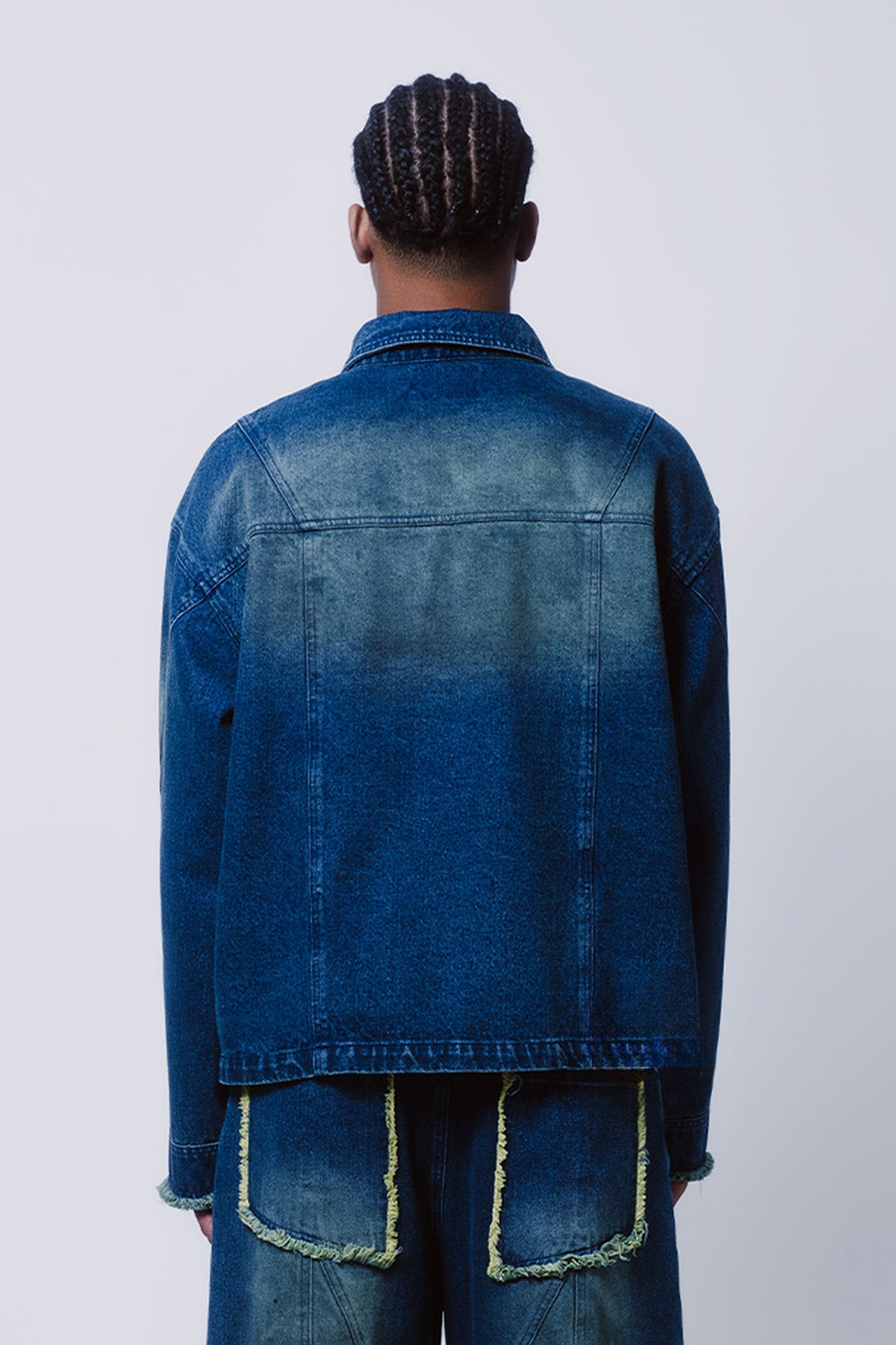 Blue Washed Denim Jacket