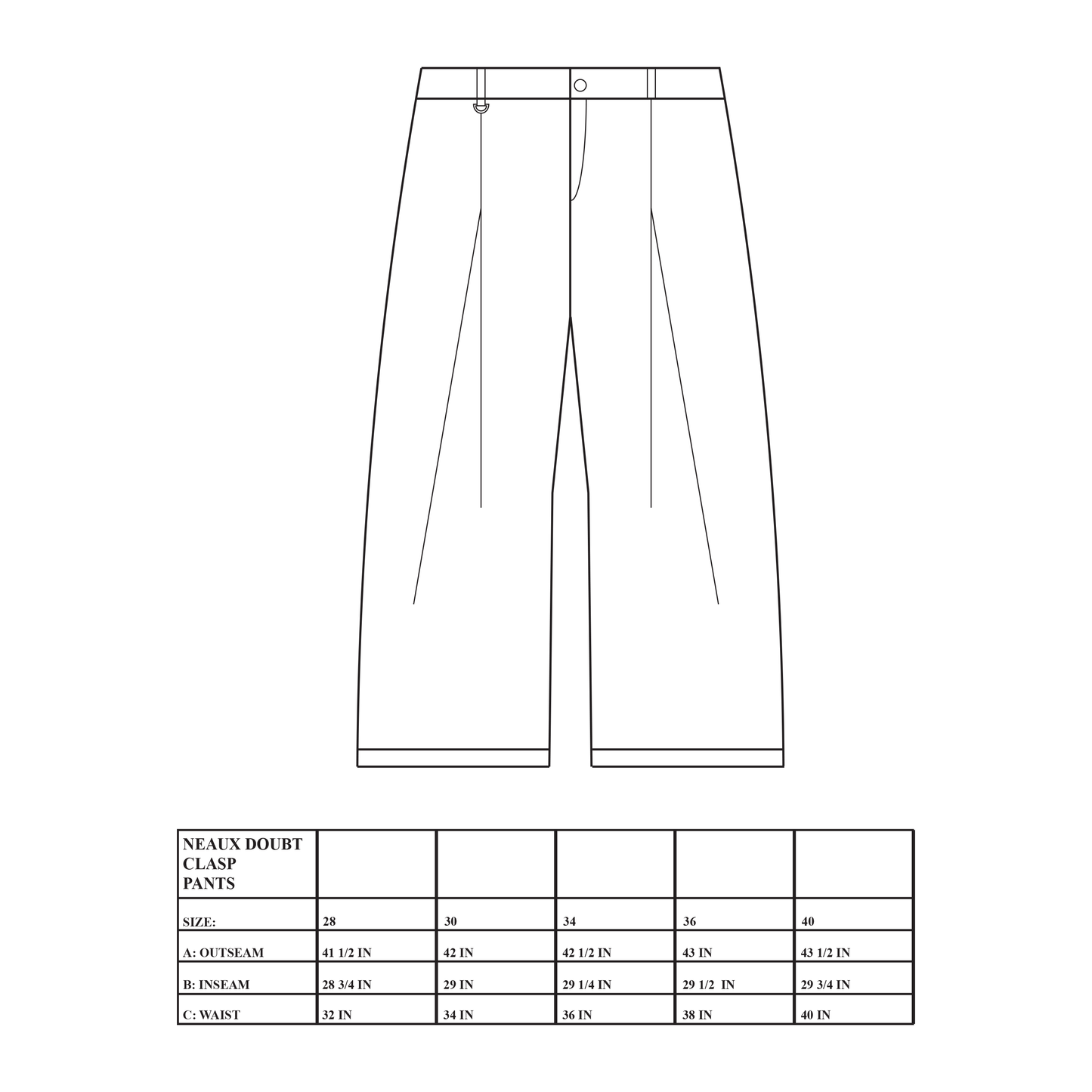 Pleated Raw Selvedge Japanese Denim Pants Indigo V3