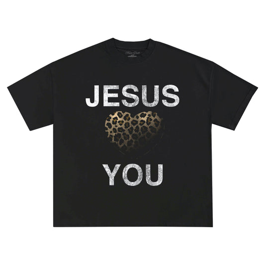 Jesus Loves You “Leopard Print” Tee