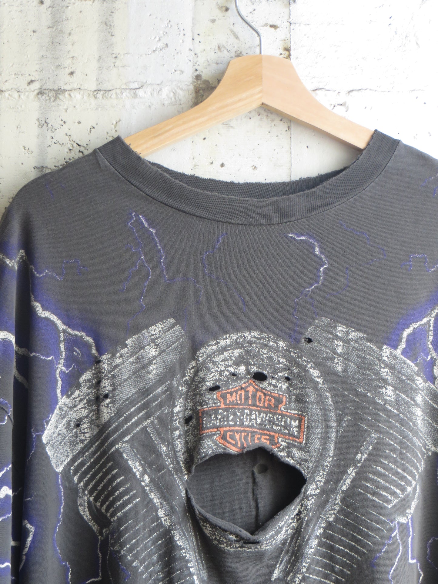 90's Harley Davidson Trashed Single Stitch Tee