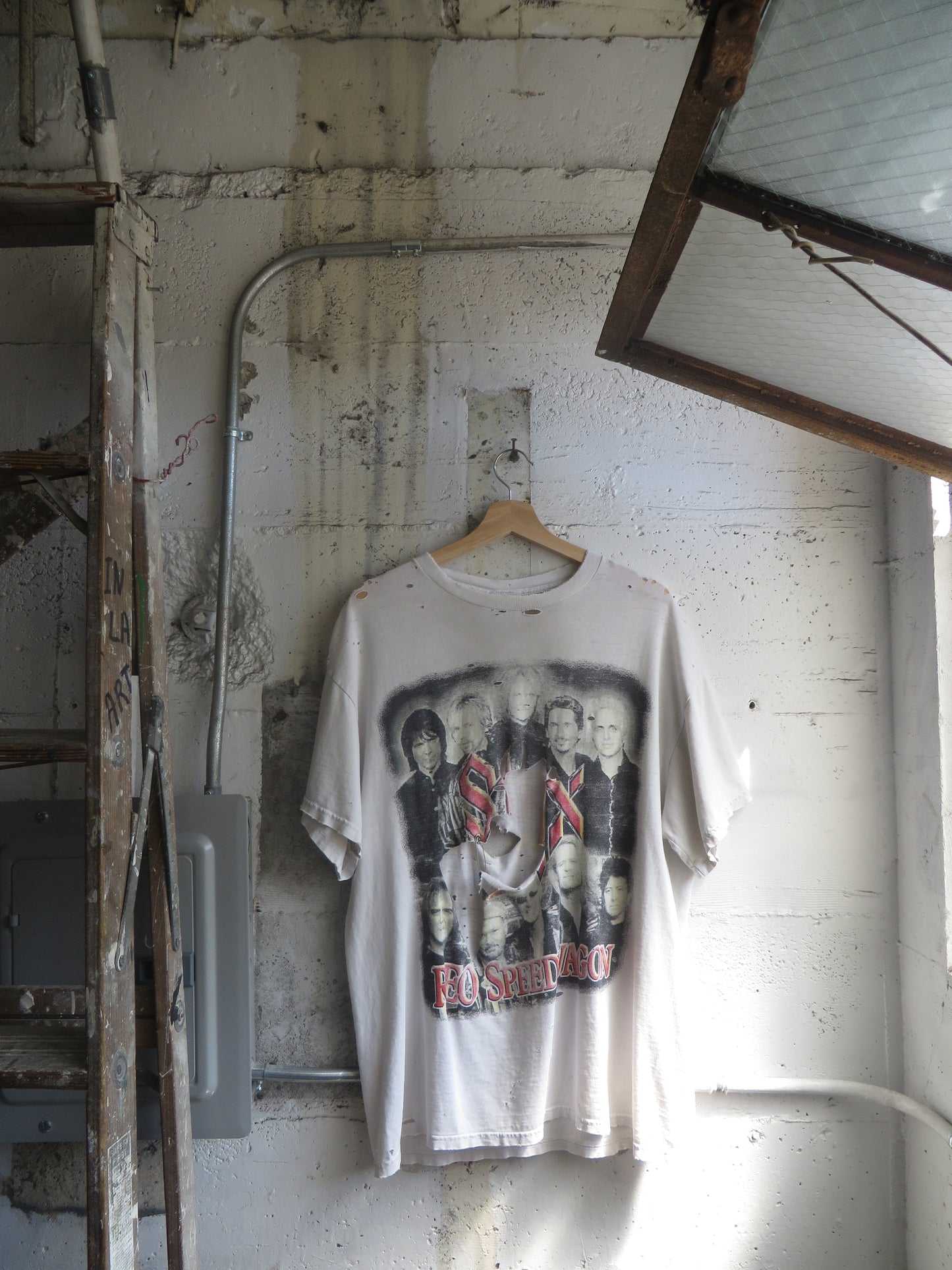2000's Styx Trashed Tee