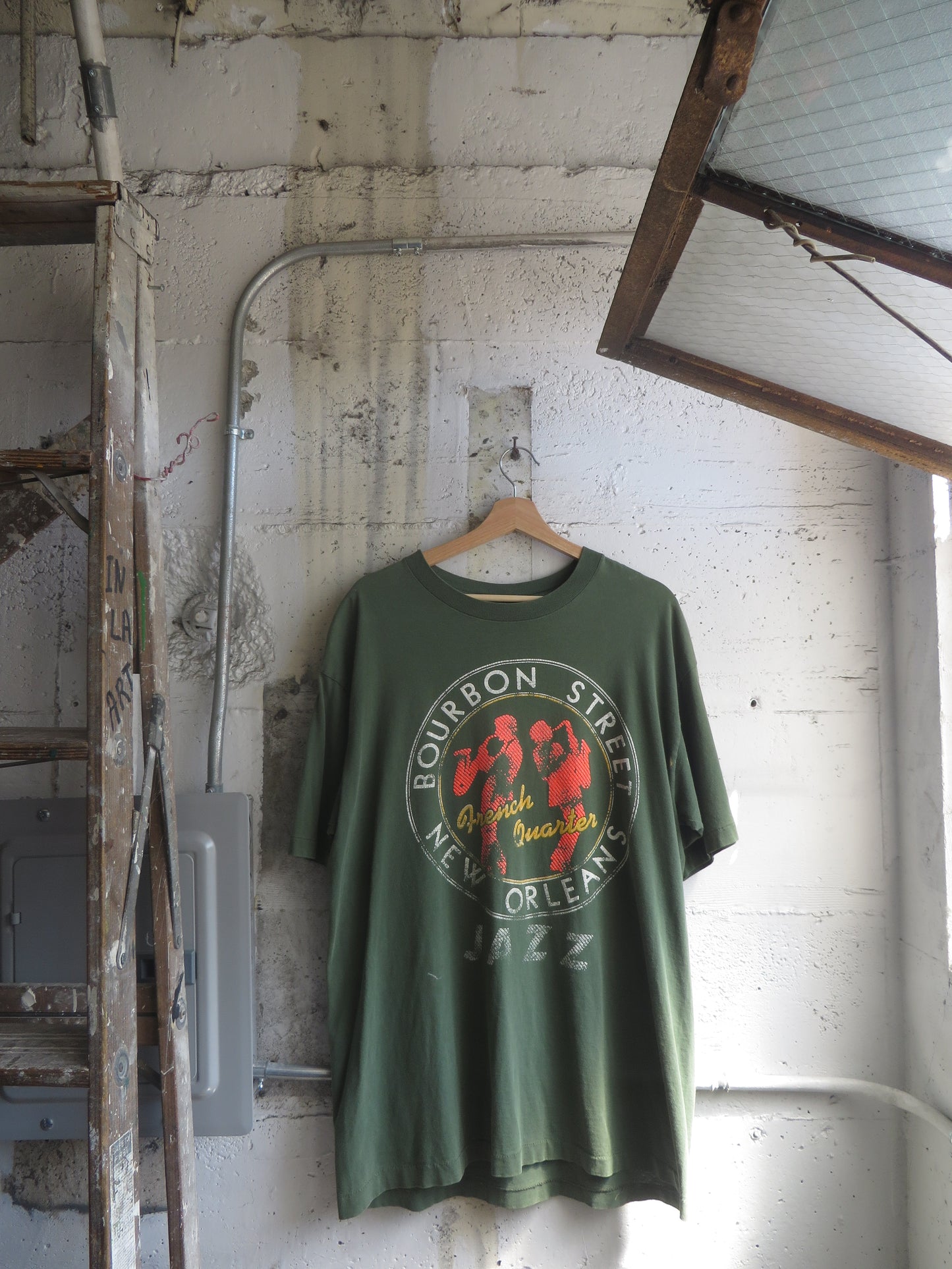 Bourbon Street Jazz Single Stitch Tee