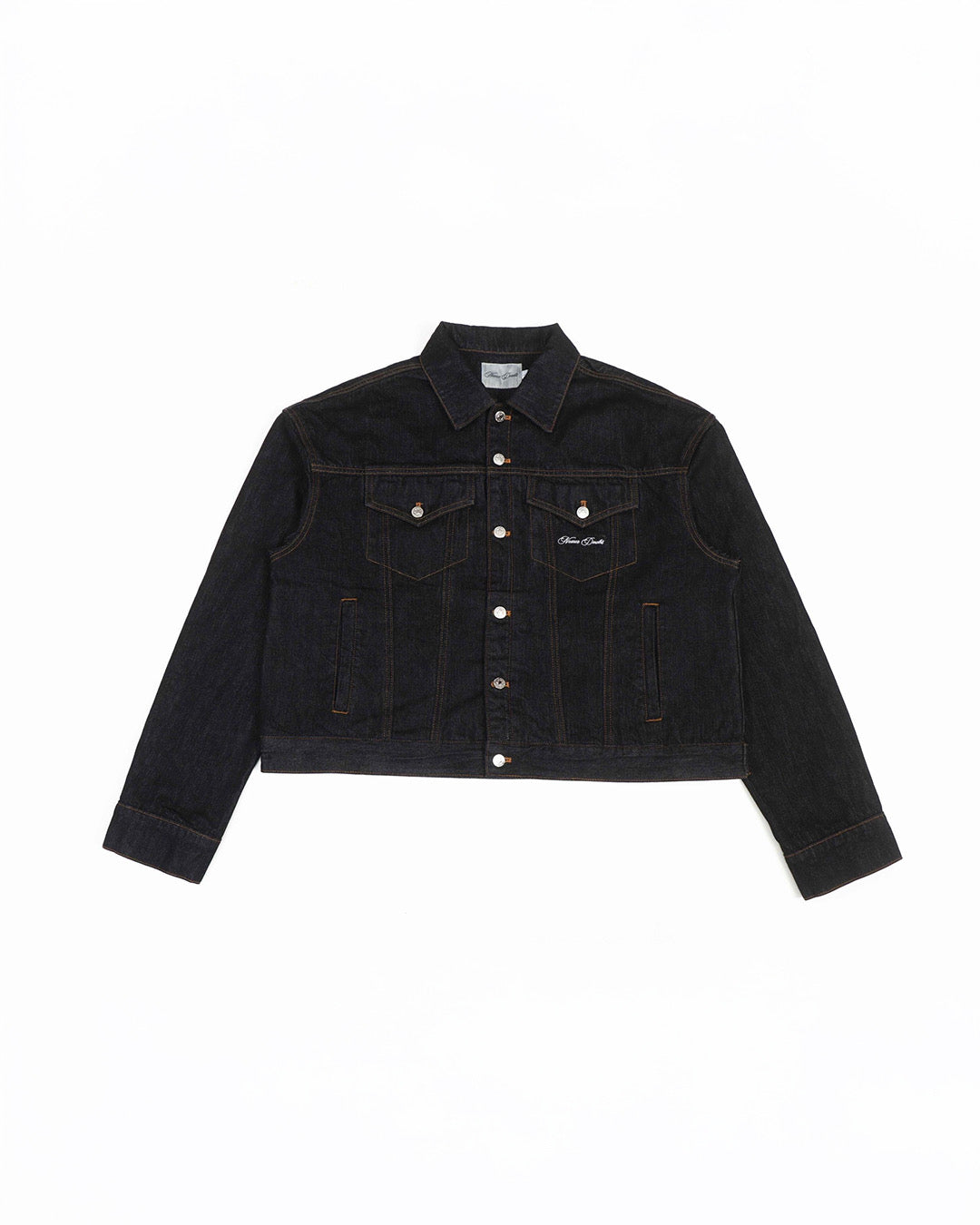 Raw Japanese Denim Jacket Black V1