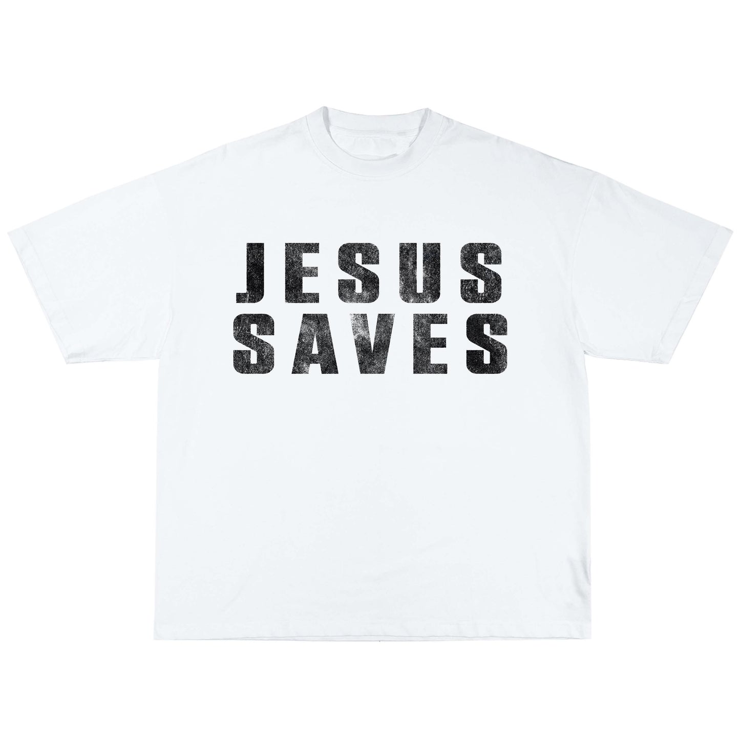 Jesus Saves "White" Tee