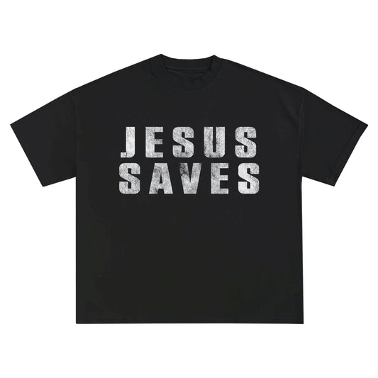 Jesus Saves "Black" Tee