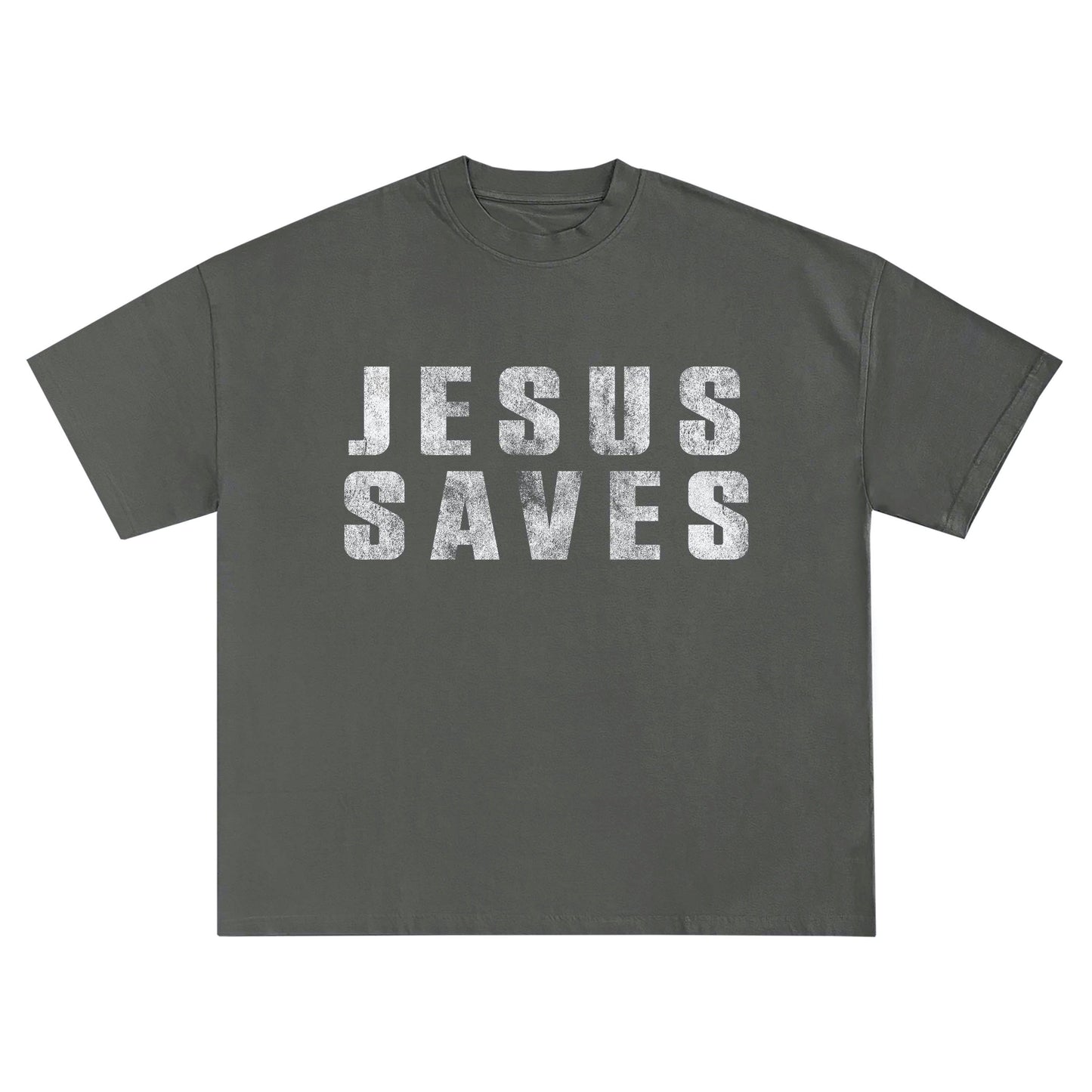 Jesus Saves "Grey" Tee