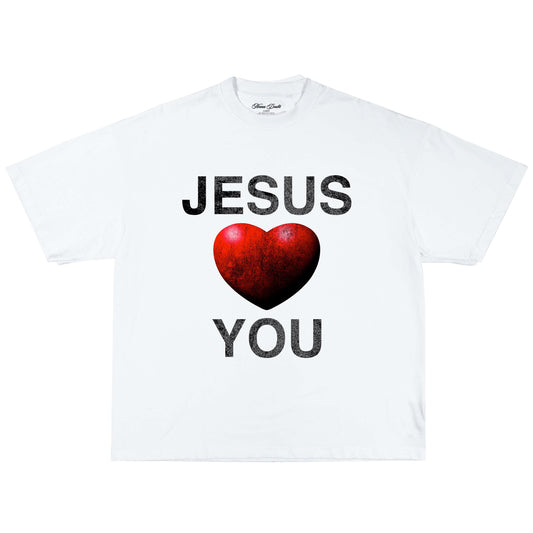 Jesus Loves You White Tee