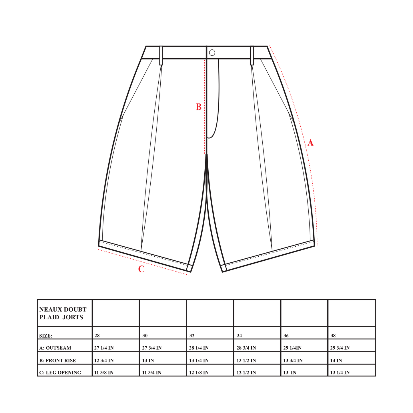 Canvas Green Pleated Plaid Denim Shorts