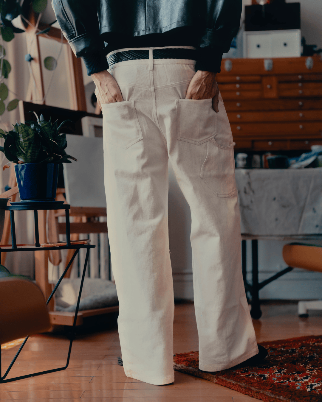 Off White "Carpenter" Denim Pants