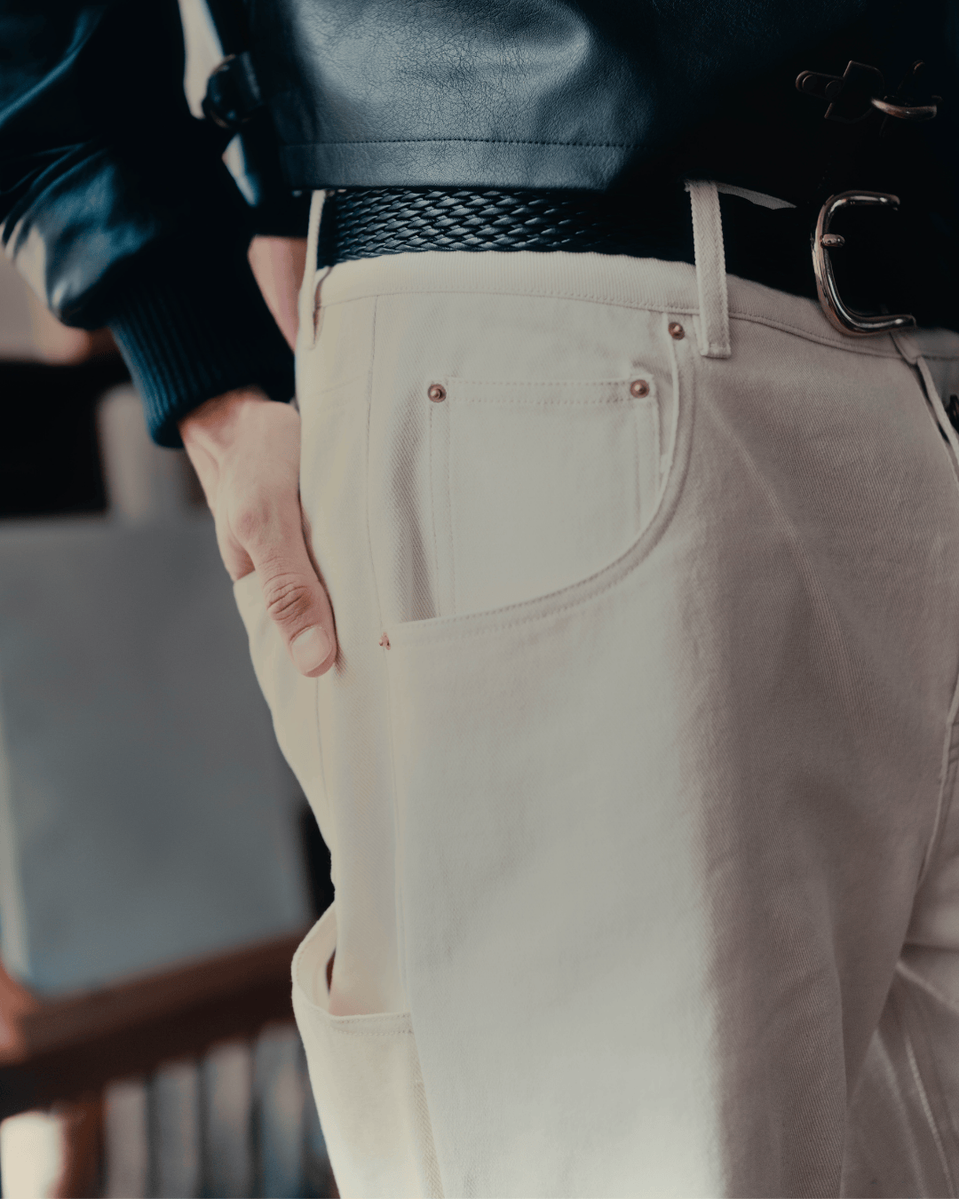 Off White "Carpenter" Denim Pants