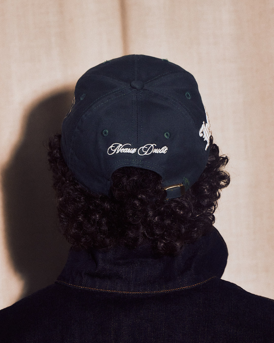 Jesus is King Green Sun Faded Dad Hat