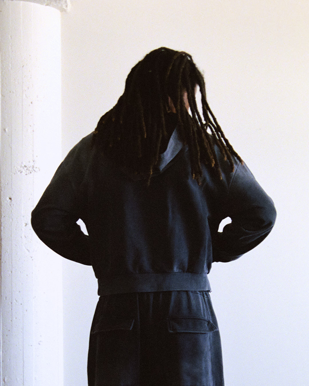 Vintage Black Sun Faded Hoodie