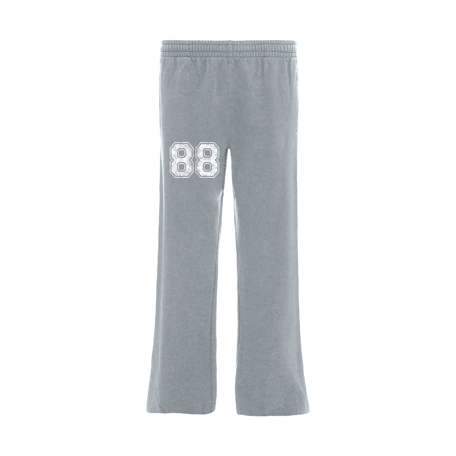 88 Neaux Doubt Neutral Grey Flared Sweatpants