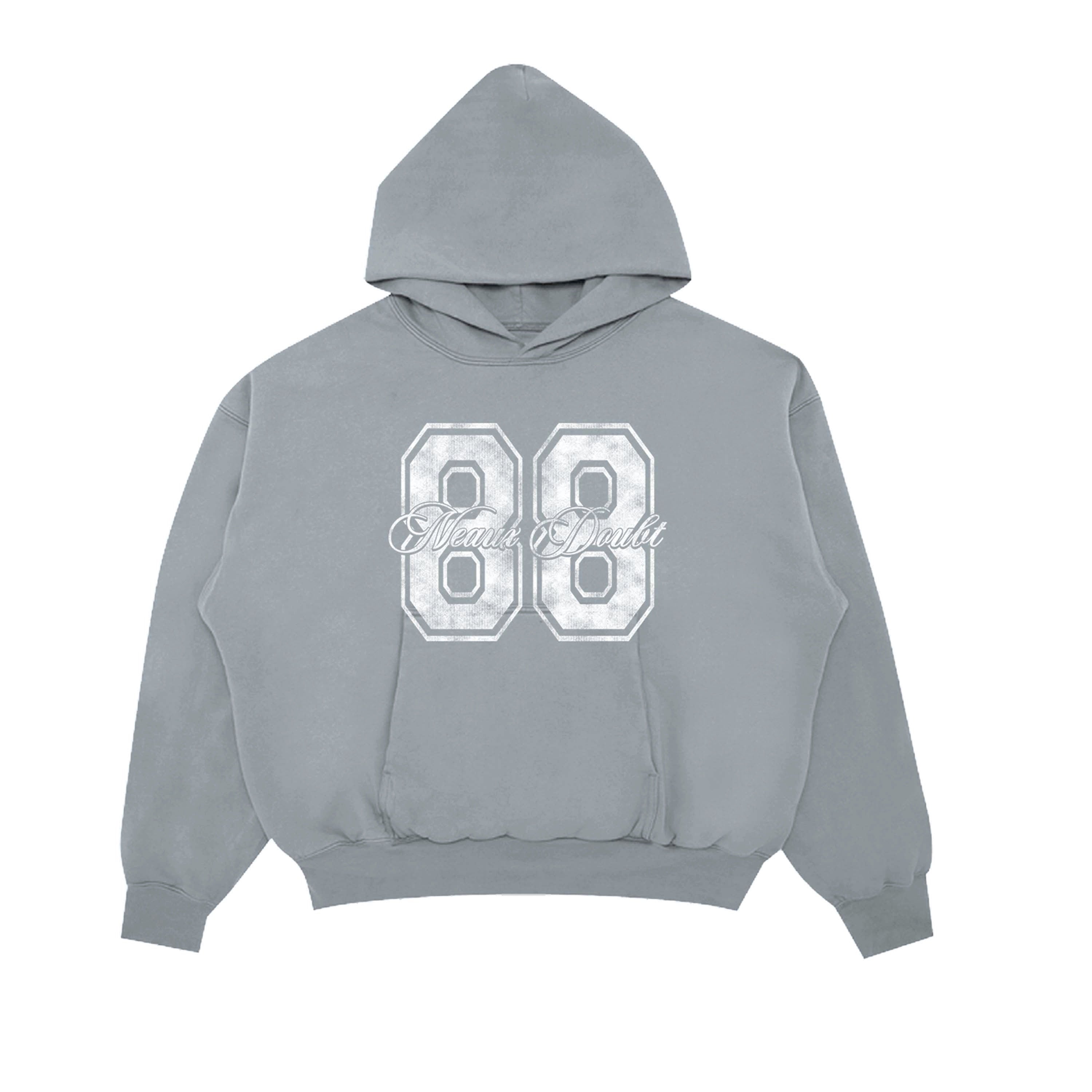 88 Neaux Doubt Neutral Grey Flared Sweatpants