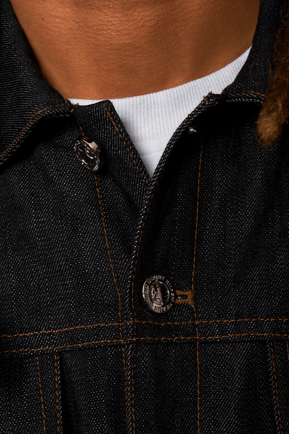 Raw Japanese Denim Jacket Black V1