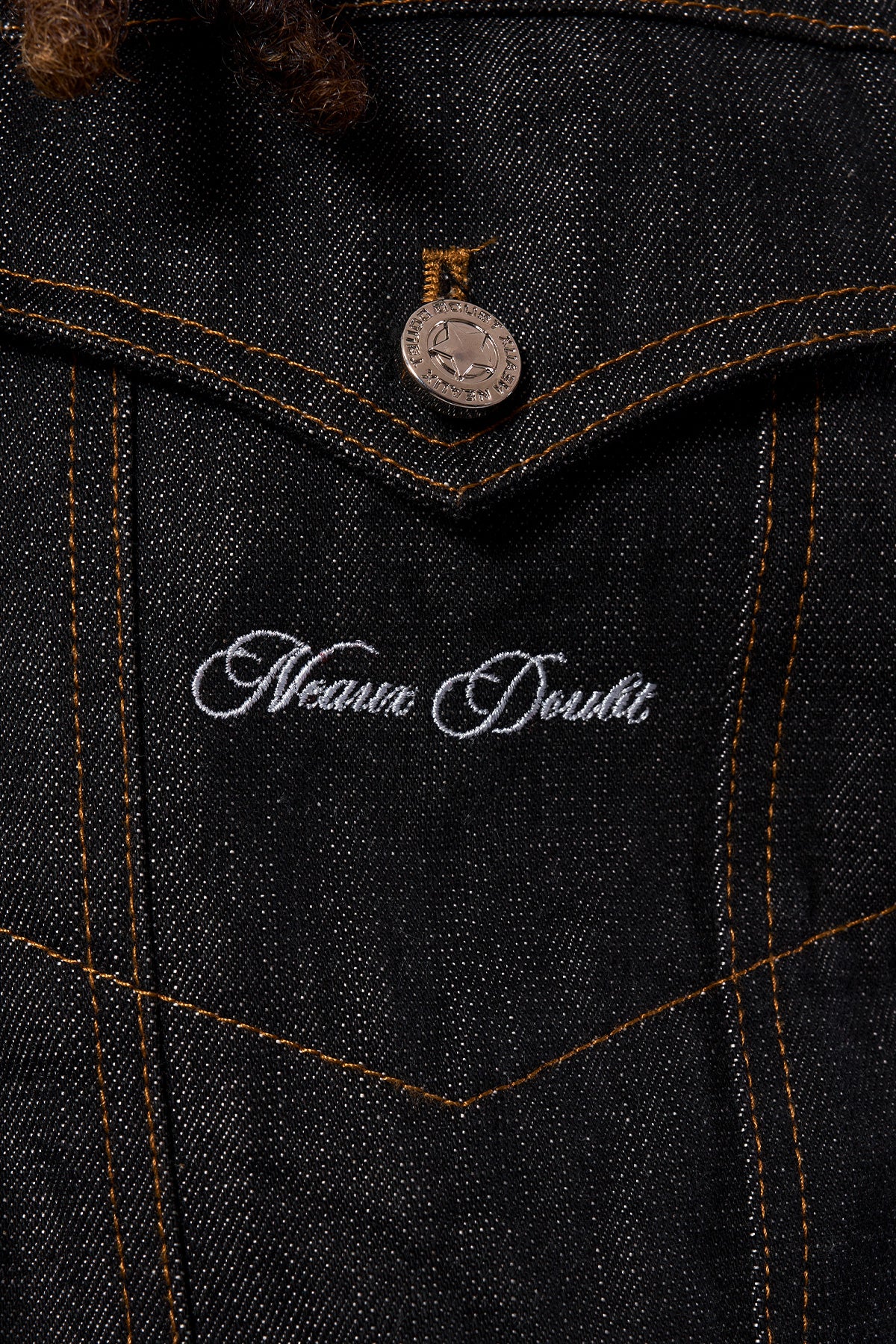 Raw Japanese Denim Jacket Black V1