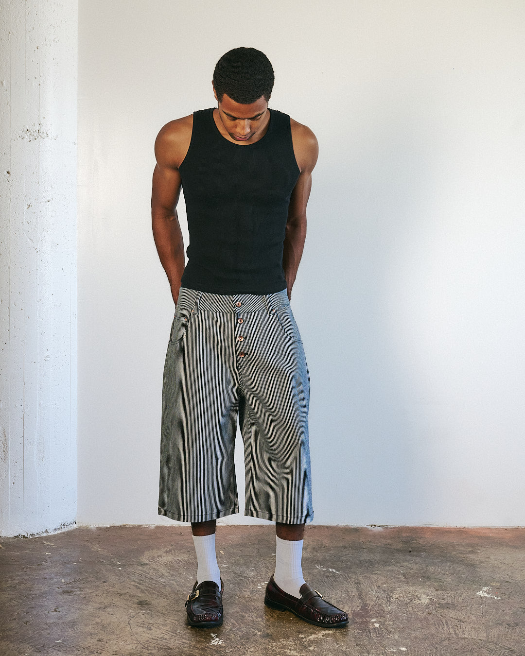 Hickory "Carpenter" Denim Shorts
