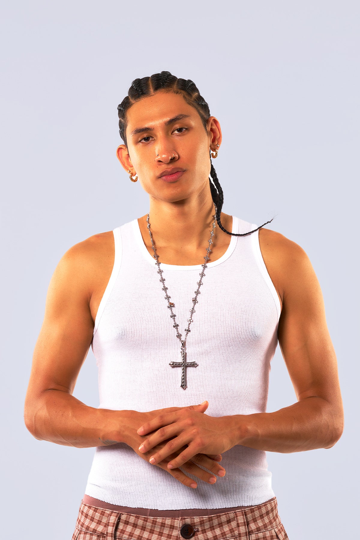 Neaux Doubt "Take up your Cross" Necklace Silver