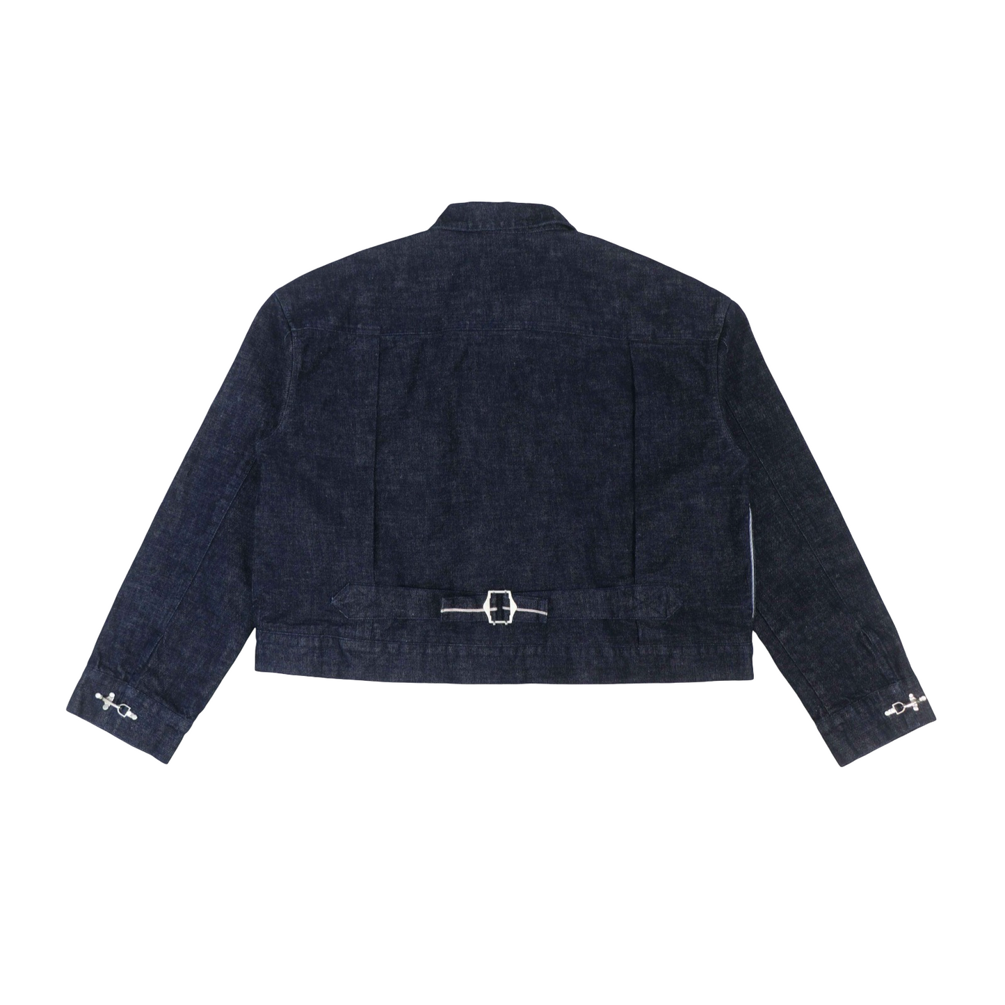 Raw Selvedge Japanese Fireman Clasp Denim Jacket Indigo V3