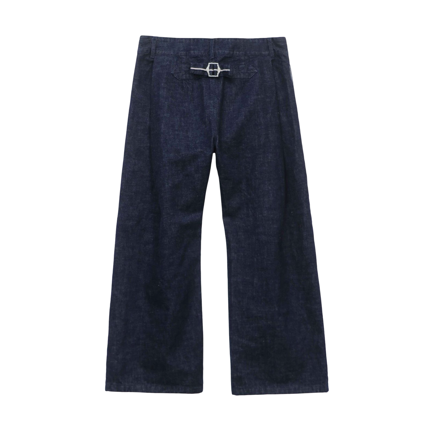 Pleated Raw Selvedge Japanese Denim Pants Indigo V3