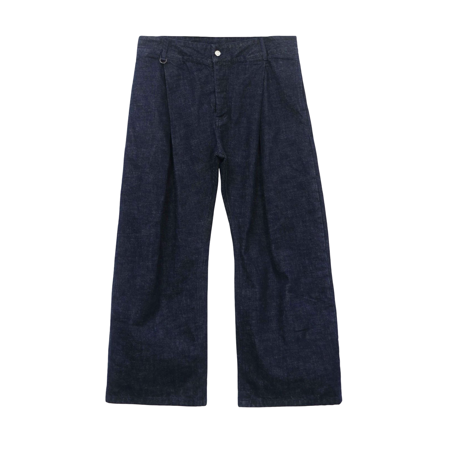 Pleated Raw Selvedge Japanese Denim Pants Indigo V3