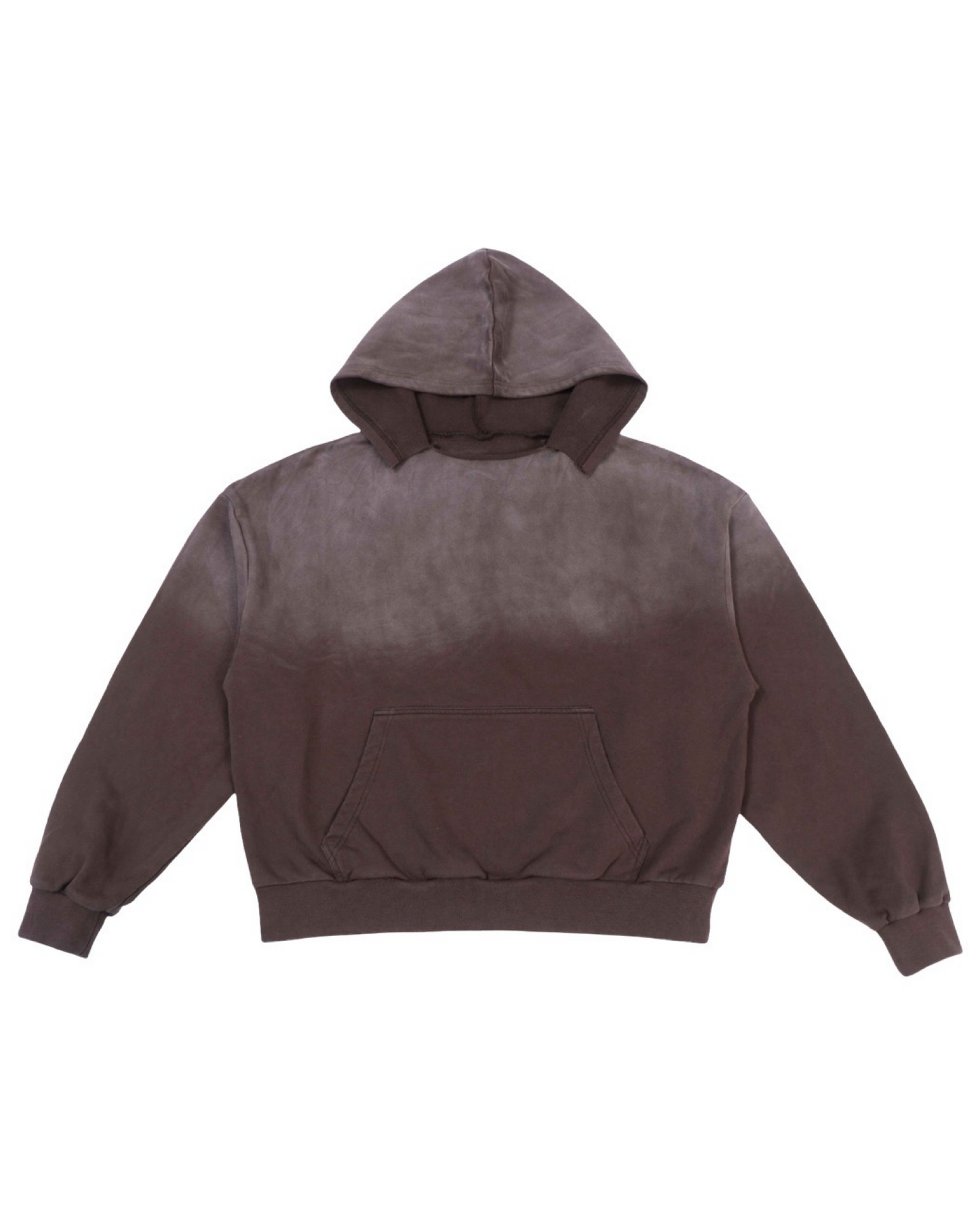 Brown Sun Faded Hoodie