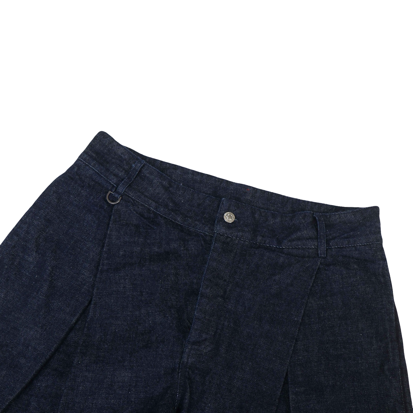 Pleated Raw Selvedge Japanese Denim Pants Indigo V3