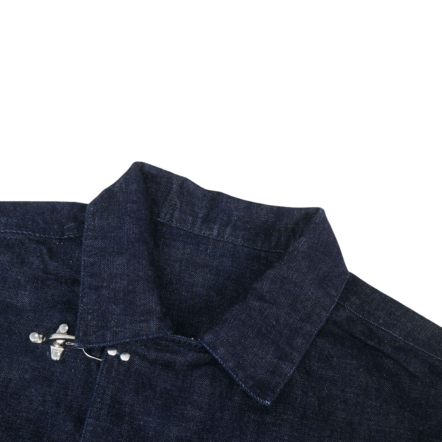 Raw Selvedge Japanese Fireman Clasp Denim Jacket Indigo V3