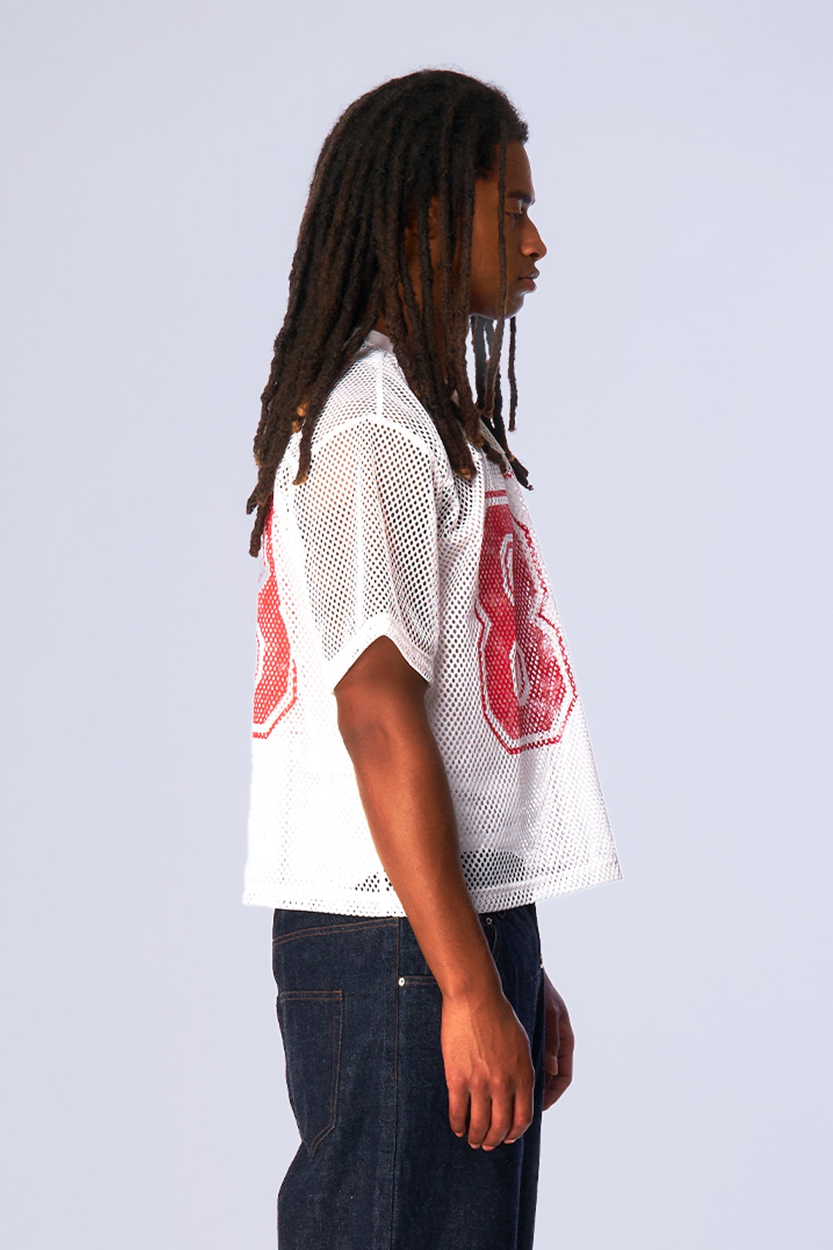 Neaux Doubt 88 Red / White Mesh Jersey