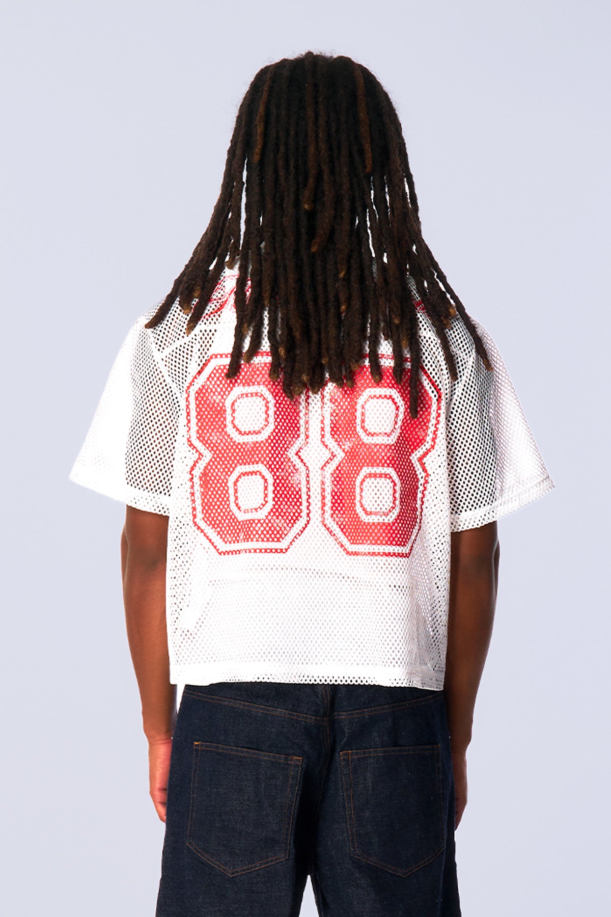 Neaux Doubt 88 Red / White Mesh Jersey