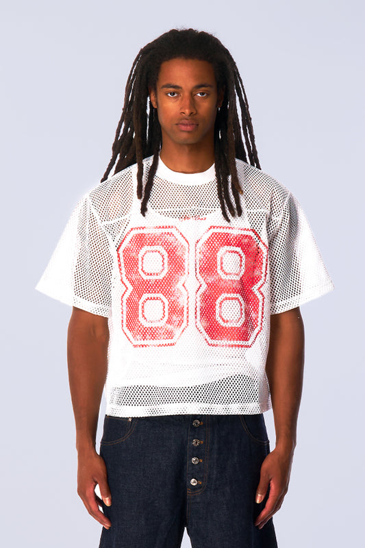 Neaux Doubt 88 Red / White Mesh Jersey